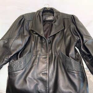 Vintage Black Leather Jacket
